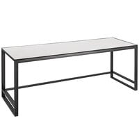 Cal-Mil Monterey 72 inch x 24 inch x 34 inch White Merchandising Table
