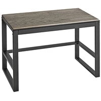 Cal-Mil Ashwood 32 inch x 18 inch x 24 1/4 inch Gray Oak Wood Nesting Merchandising Table