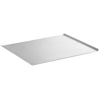 Baker's Mark Half Size 12 Gauge 14 inch x 17 inch Rimless Aluminum Cookie Sheet NSF