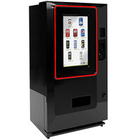 Vendo V21i 721 IOT Black Stack Smart Vending Machine with Red LED Lighting