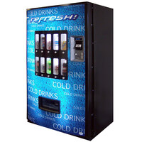 Vendo 821 V21 Trade Blue Refresh SVA Live Display Stack Vending Machine