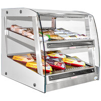 Vendo Impulse HFOD54001 57 1/2 inch Open Hot Food Display Case with 54 inch Hot Plate