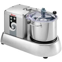 Sirman C-Tronic 40780958S C9 PLUS Variable-Speed 9 Qt. Stainless Steel Batch Bowl Food Processor - 1 1/2 hp