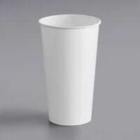 Choice 20 oz. White Poly Paper Cold Cup - 50/Pack