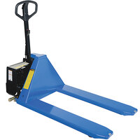 Vestil L-270-DC-HD 12V Battery-Powered Tote Lifter with 27 inch x 45 inch Forks and 31 1/2 inch Lift - 3,000 lb. Capacity