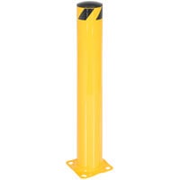 Vestil BOL-42-5.5 42 inch Safety Yellow Steel Bollard with Removable Cap