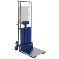 Vestil Hefti-Lift HYD-10 Portable Steel Lift with 22 1/8 inch x 25 3/4 inch Removable Platform and Casters - 880 lb. Capacity