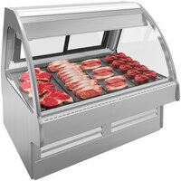Structural Concepts GMG6 Fusion 75 inch Curved Refrigerated Deli Service Case