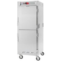 Metro C5 8 Series C589L-SDS-UPDC Full Size Insulated Low Wattage Pass-Through Holding Cabinet with Solid Dutch Doors and Chrome Universal Slides