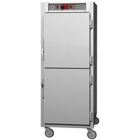 Metro C5 6 Series C569L-SDS-UPDS Full Size Insulated Low Wattage Pass-Through Holding Cabinet with Solid Dutch Doors and Stainless Steel Universal Slides