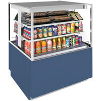 Structural Concepts NR3647RSSV2 Reveal 36 inch Dual-Sided Refrigerated Self-Service Display Case with Two Shelves