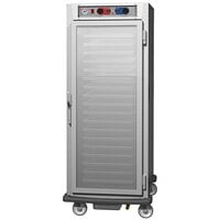 Metro C5 9 Series C599L-SFC-LPFC Full Size Insulated Low Wattage Pass-Through Holding Cabinet with Clear Door and Chrome Lip Load Slides
