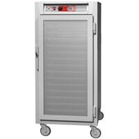 Metro C5 8 Series C587L-SFC-L 3/4 Size Insulated Low Wattage Holding Cabinet with Clear Door and Aluminum Lip Load Slides