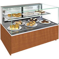 Structural Concepts NR4840DSV Reveal 48 inch Non-Refrigerated Bakery Display Case with Shelf