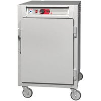 Metro C5 8 Series C585L-SFS-UPFC Half Size Insulated Low Wattage Pass-Through Holding Cabinet with Solid Door and Chrome Universal Slides