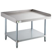 Regency 30" x 36" 16-Gauge Stainless Steel Equipment Stand with Galvanized Undershelf