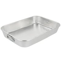 Vollrath 68078 Wear-Ever 6.25 Qt. Aluminum Baking and Roasting Pan with Handles - 15 3/8 inch x 10 7/8 inch x 2 3/8 inch
