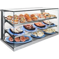 Structural Concepts CGSV6922 Impulse 69 inch Non-Refrigerated Full Service Countertop Bakery Display / Self-Service Case