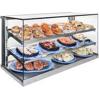 Structural Concepts CGSV5722 Impulse 57 inch Non-Refrigerated Full Service Countertop Bakery Display / Self-Service Case