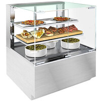 Structural Concepts NR3647HSV Reveal 36" Heated Self-Service Display Case with Two Shelves