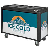 IRP Black Arctic 3501536 Mobile 288 Qt. Cooler with Casters