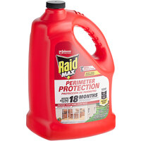 SC Johnson Raid® MAX 316225 1 Gallon Indoor / Outdoor Perimeter Protection Spray Refill - 4/Case