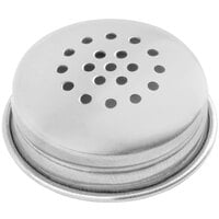 Tablecraft Stainless Steel Perforated Shaker Top - 163T - 24/Case