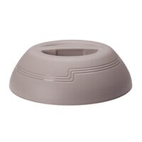 Cambro MDSLD9457 Shoreline Collection Wheat 10 1/4 inch Low Profile Insulated Dome Plate Cover - 12/Case