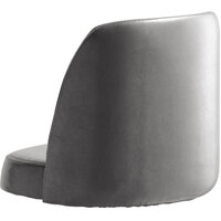 Lancaster Table & Seating 19 inch Wide Gray Barstool Bucket Seat