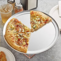 Choice 14 inch Aluminum Wide Rim Pizza Pan
