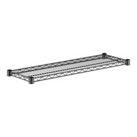 Regency 12" x 36" NSF Black Epoxy Wire Shelf