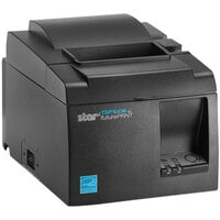 Star TSP143IIIBi Gray Thermal Receipt Printer with Bluetooth