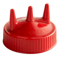 Vollrath 3300-02 Traex® Red Tri Tip™ Wide Mouth Bottle Cap