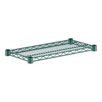 Regency 12" x 24" NSF Green Epoxy Wire Shelf