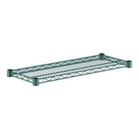 Regency 12" x 30" NSF Green Epoxy Wire Shelf