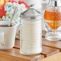 Tablecraft 12 oz. Beehive Sugar Pourer with Stainless Steel Center Pour Top