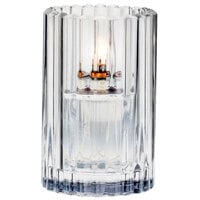 Sterno 80214 3 1/8 inch x 5 inch Clear Paragon Candle Liquid Candle Holder