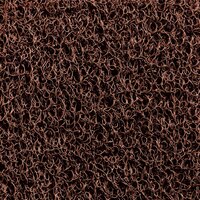 Cactus Mat 1451R-B4 Vinyl-Coil 4' Wide Brown Unbacked Scraper Mat Roll - 3/8'' Thick