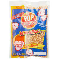 Pop Weaver All-In-One Naks Pak Butter Burst Popcorn Kit for 8 oz. Poppers - 24/Case