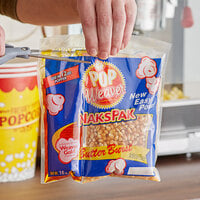 Pop Weaver All-In-One Naks Pak Butter Burst Popcorn Kit for 12 oz. Poppers - 24/Case