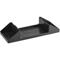 Choice Smoke Black Condiment Caddy for Choice Tabletop Interfold and Fullfold Napkin Dispensers