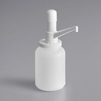 Choice Condiment Pump Kit with 1 oz. Fixed Nozzle Plastic Pump and 1/2 Gallon Jug