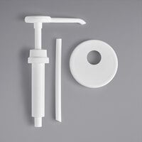 Choice Condiment Pump Kit with 0.5 oz. Pump and 89 mm Screw-On Adapter Lid