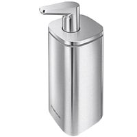 simplehuman KT1183 10 oz. Stainless Steel Pulse Pump Soap / Sanitizer Dispenser