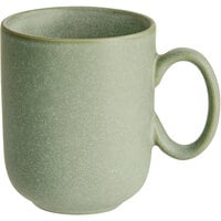 Acopa Pangea 12 oz. Sage Matte Porcelain Mug - 24/Case
