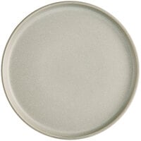 Acopa Pangea 9 inch Ash Matte Coupe Porcelain Plate - 12/Case