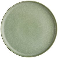 Acopa Pangea 10 1/2 inch Sage Matte Coupe Porcelain Plate - 12/Case