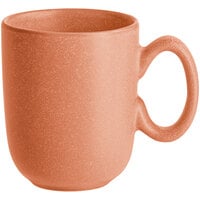 Acopa Pangea 7 oz. Terra Cotta Matte Porcelain Cup - 24/Case