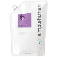 simplehuman CT1022 34 fl. oz. Lavender Scented Liquid Hand Soap Refill Pouch - 6/Case