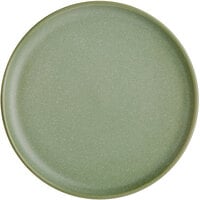 Acopa Pangea 6 1/2" Sage Matte Coupe Porcelain Plate - 24/Case